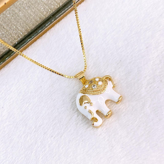 Collar de Chapa de Oro CC2529-1