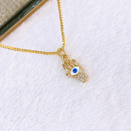 Collar de Chapa de Oro CC2522-1