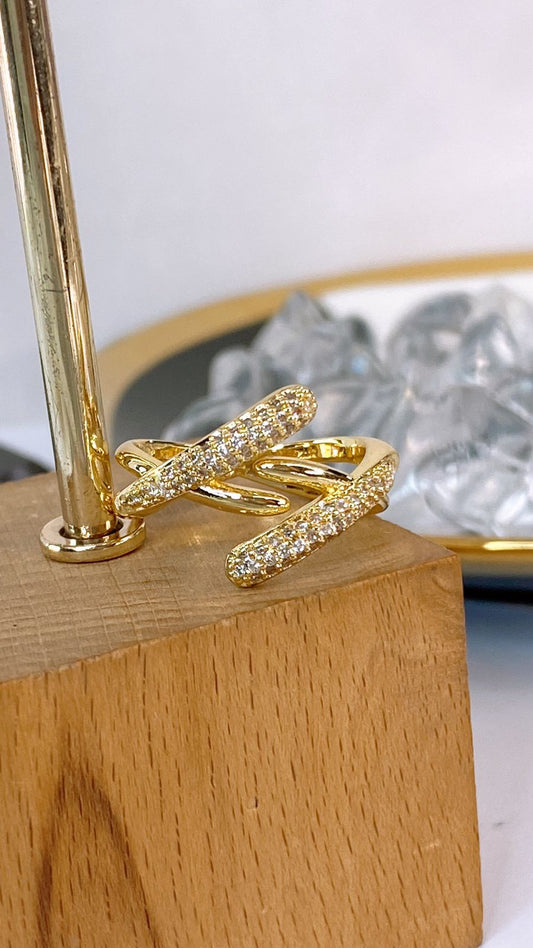 Anillo de Chapa de Oro Ajustable ACO1705-1