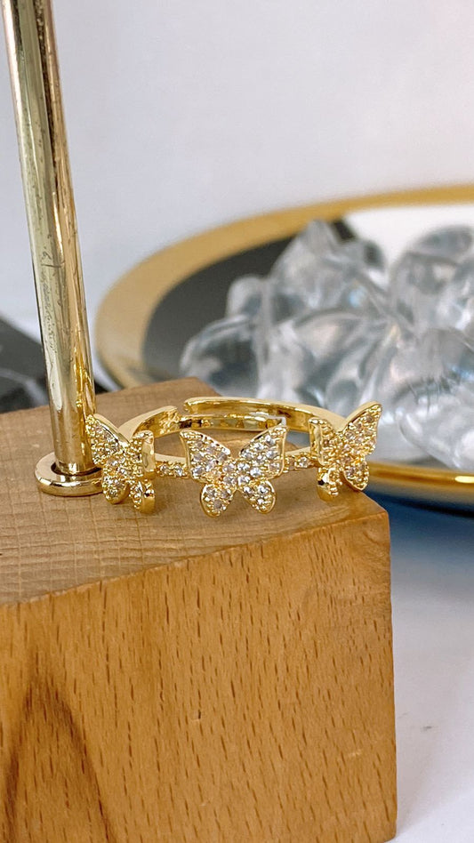 Anillo de Chapa de Oro Ajustable ACO1706-1
