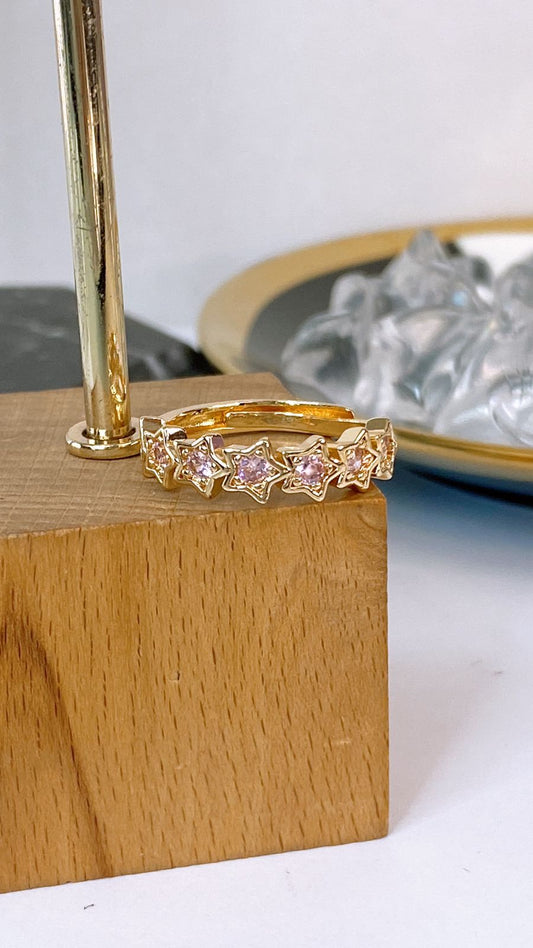 Anillo de Chapa de Oro Ajustable ACO1708-1