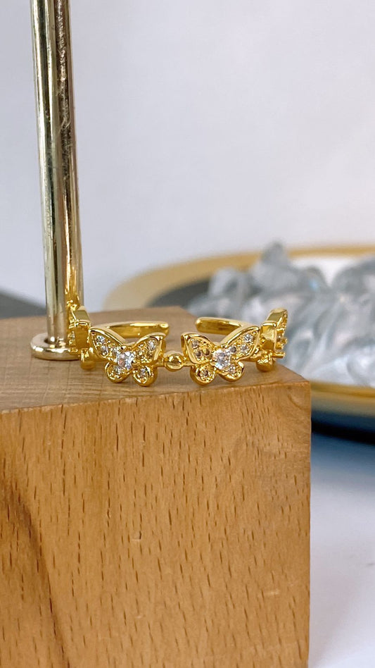 Anillo de Chapa de Oro Ajustable ACO1704-1