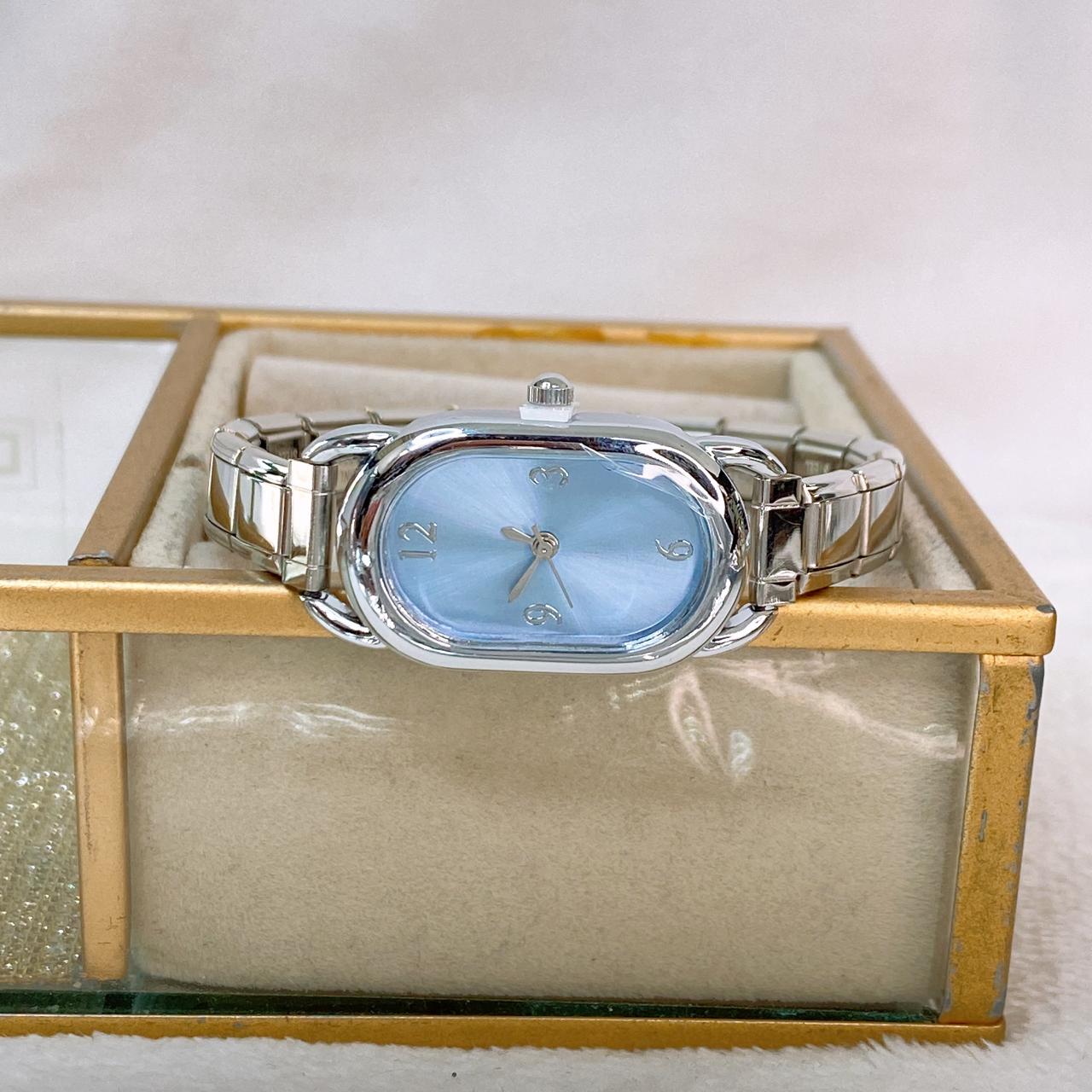 Reloj en Pulsera Italiana de Acero con Baño de Chapa de Oro RJ135-3