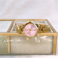 Reloj en Pulsera Italiana de Acero con Baño de Chapa de Oro RJ136-4