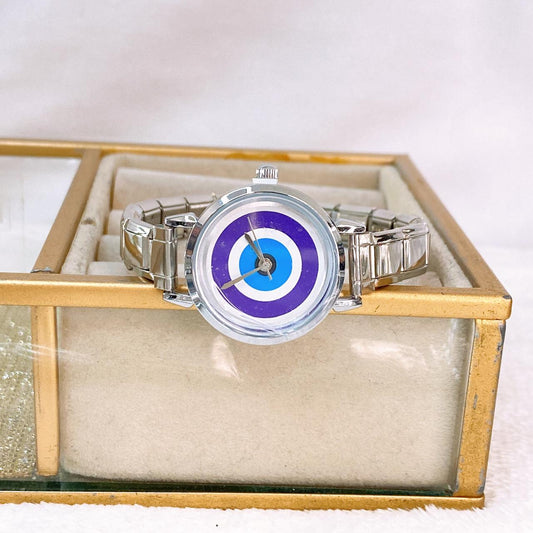 Reloj en Pulsera Italiana de Acero con Baño de Chapa de Oro RJ139-2