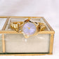 Reloj en Pulsera Italiana de Acero con Baño de Chapa de Oro RJ136-3