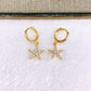 Arete de Chapa de Oro COA2826-1