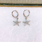 Arete de Chapa de Oro COA2826-2