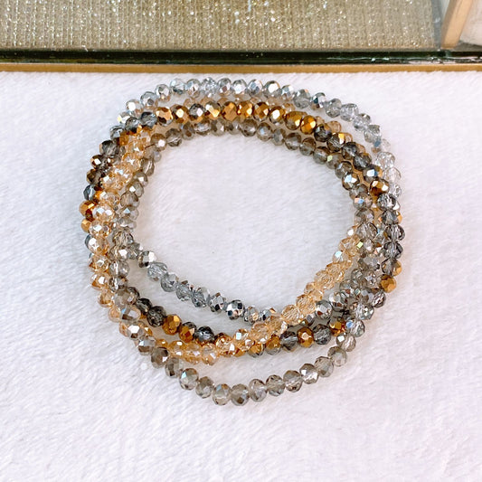 Set de Pulseras de Cristal PB808-1