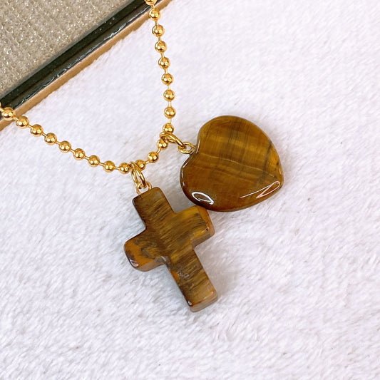 Collar de Acero Inoxidable y Resina CAI3320-3