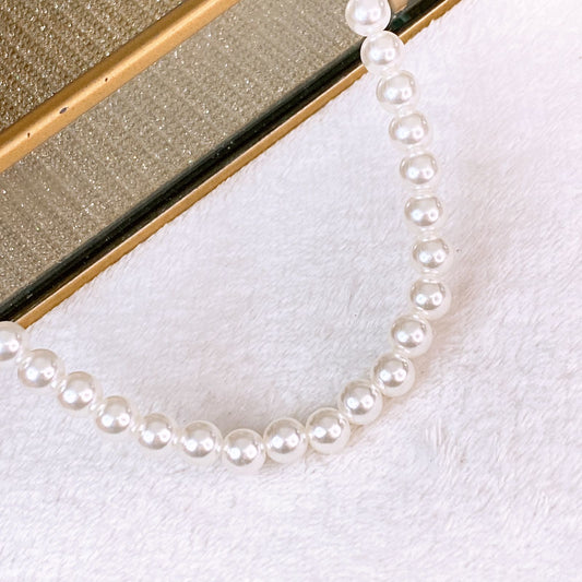 Collar de Perla Grande Sintética CAI3317-1
