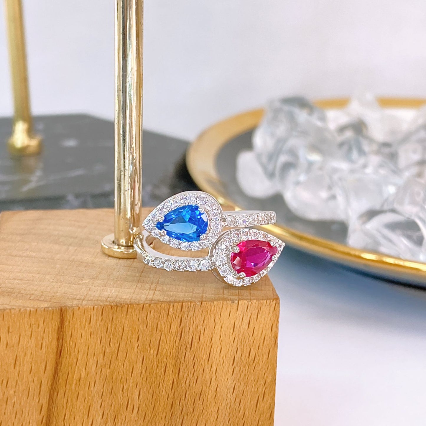 Anillo de Chapa de Oro Ajustable ACO1713-2