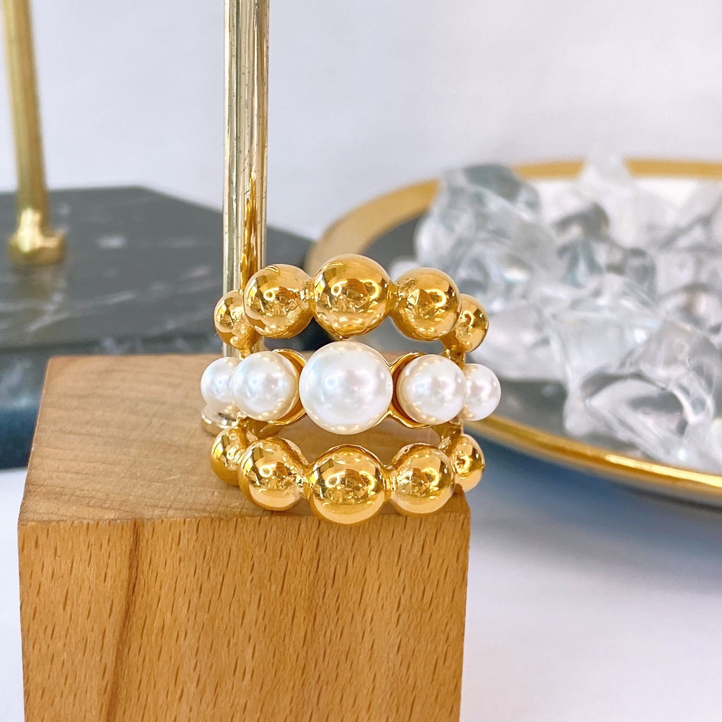 Anillo de Acero Inoxidable Talla #7 RAI1314-7