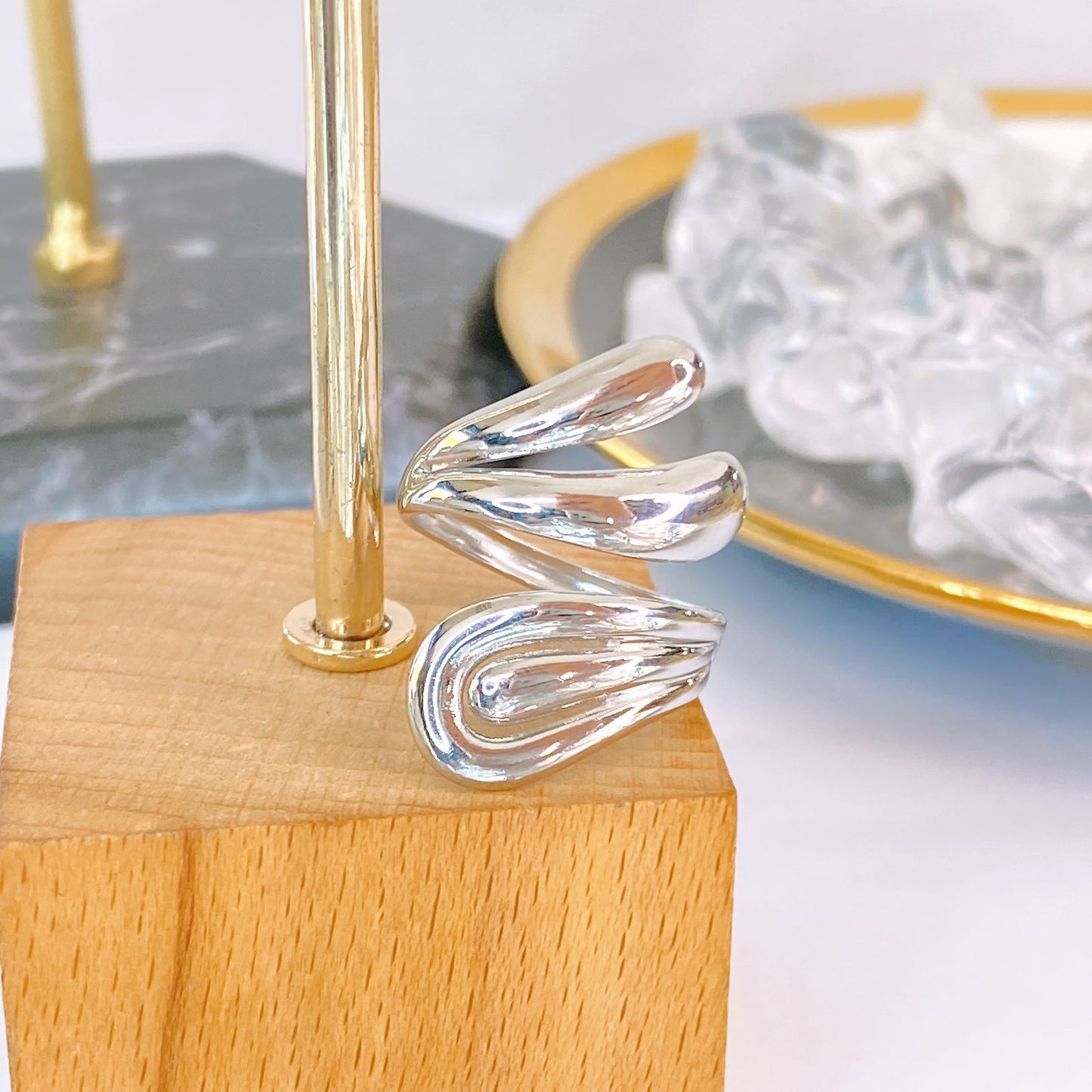 Anillo de Acero Inoxidable Ajustable RAI1313-2