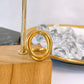 Anillo de Acero Inoxidable Talla #8 RAI1340-8