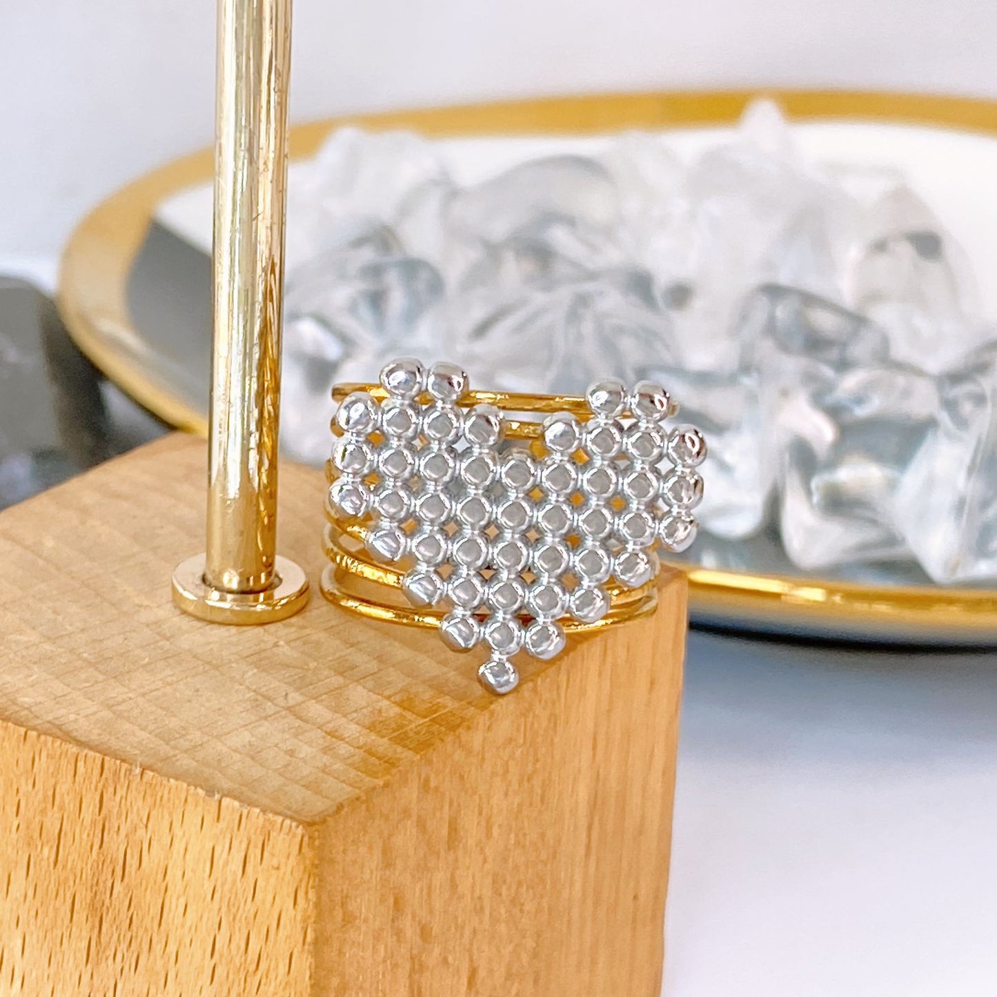 Anillo de Acero Inoxidable Ajustable RAI1331-1