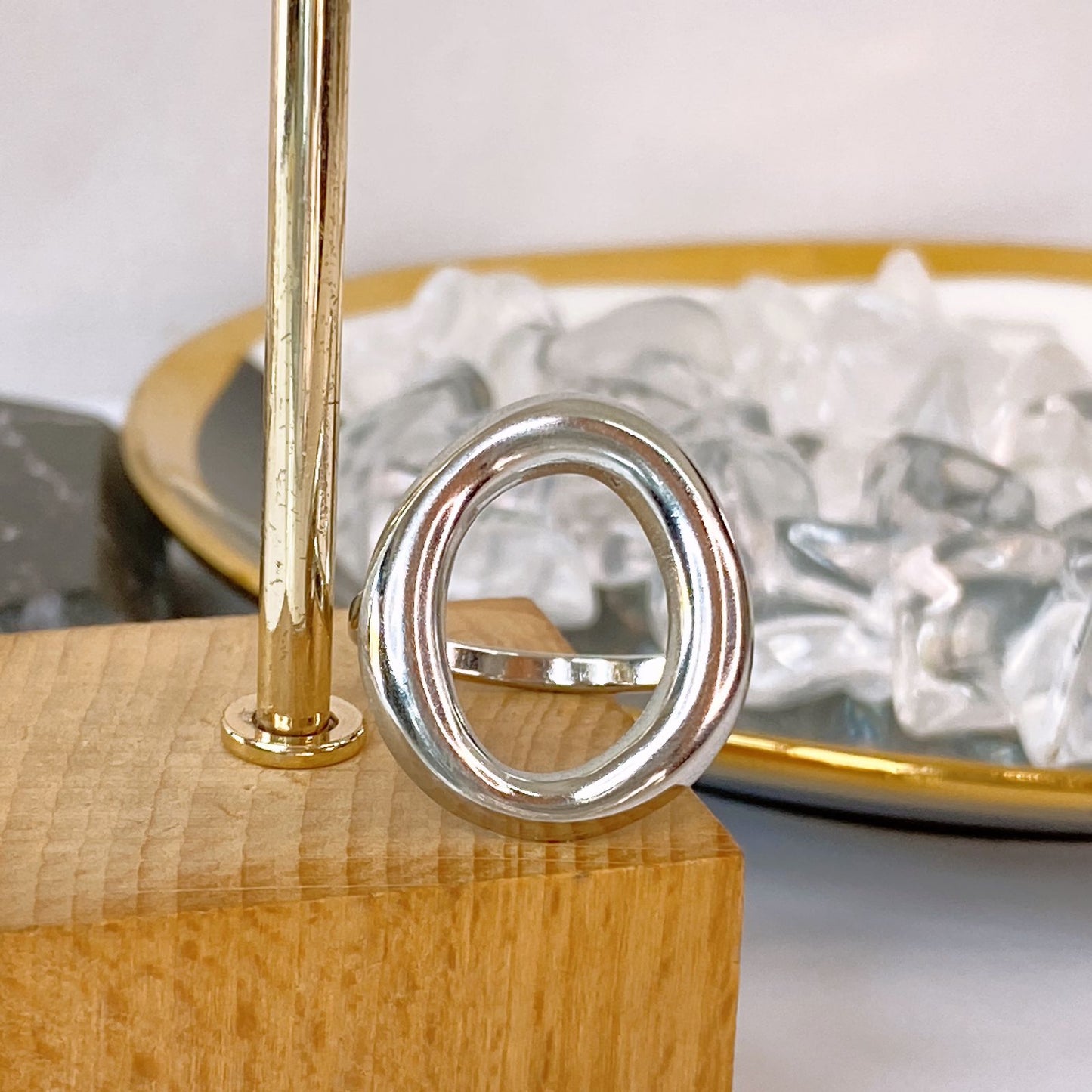 Anillo de Acero Inoxidable Talla #9 RAI1341-9