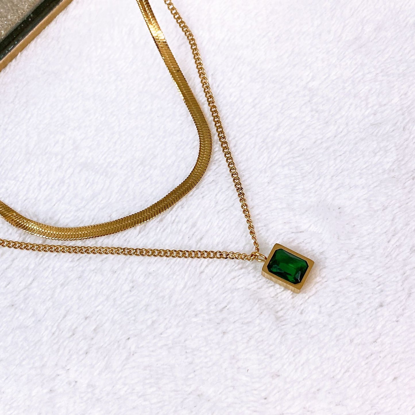 Collar Doble de Titanio CAT003-1