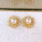 Arete de Chapa de Oro COA2836-1