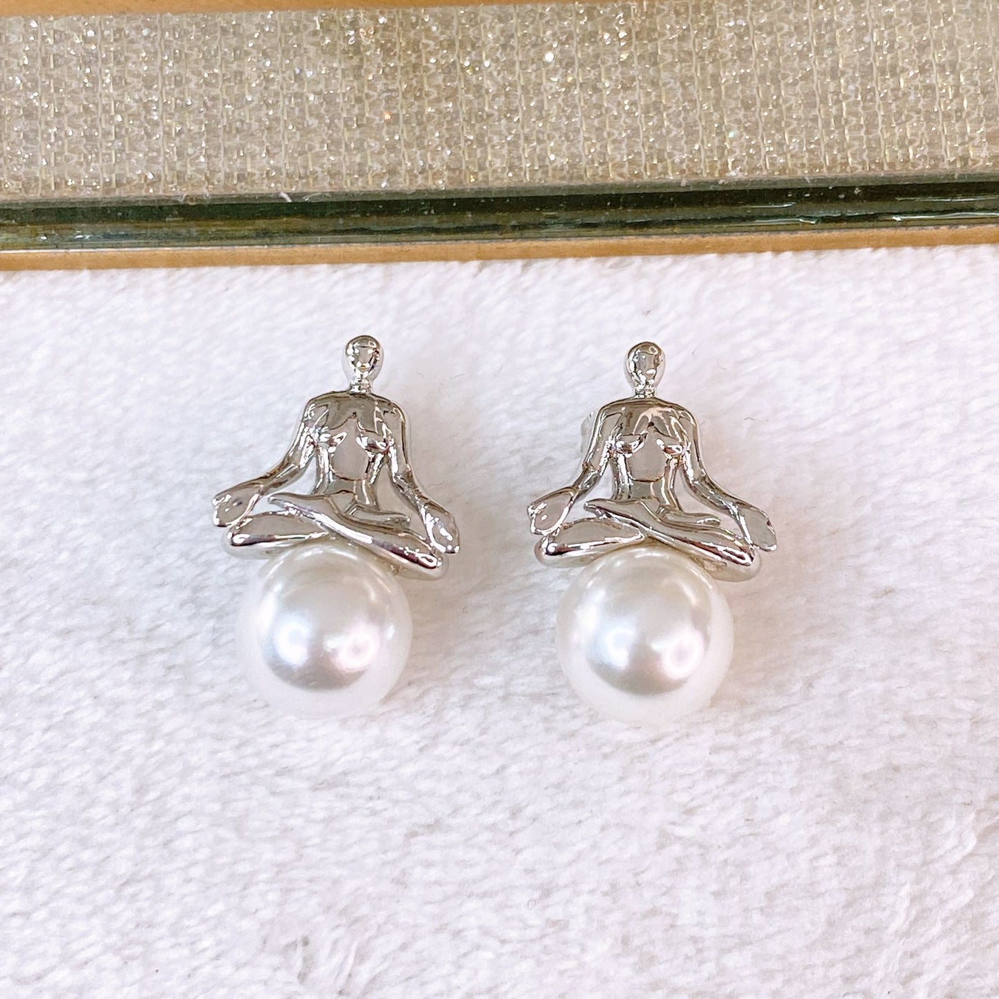 Arete de Chapa de Oro COA2835-2