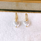 Arete de Chapa de Oro COA2834-1