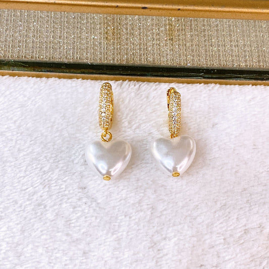Arete de Chapa de Oro COA2834-1
