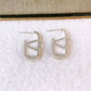 Arete de Chapa de Oro COA2845-2