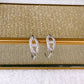 Arete de Chapa de Oro COA2842-2
