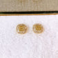 Arete de Chapa de Oro COA2844-1