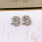 Arete de Chapa de Oro COA2841-2