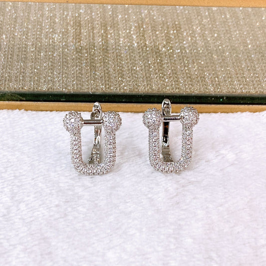 Arete de Chapa de Oro COA2839-2