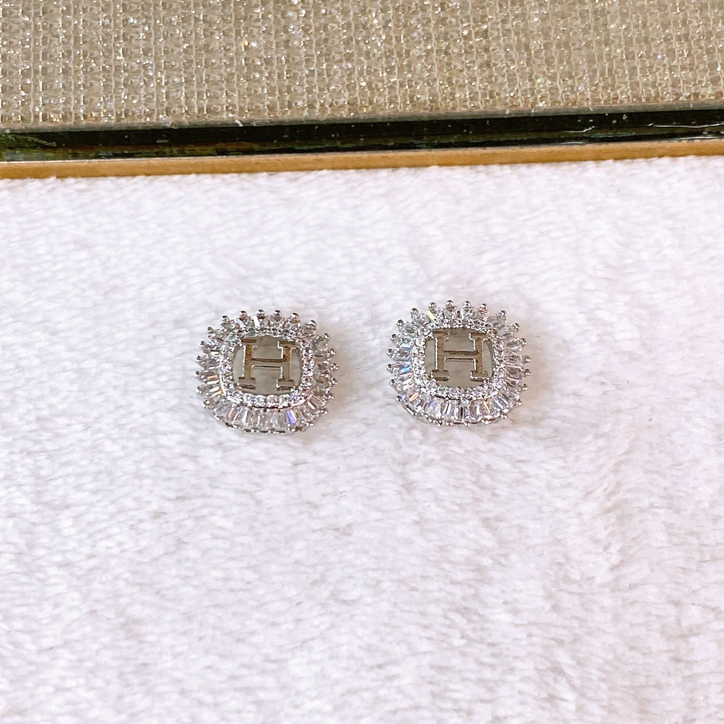 Arete de Chapa de Oro COA2844-2