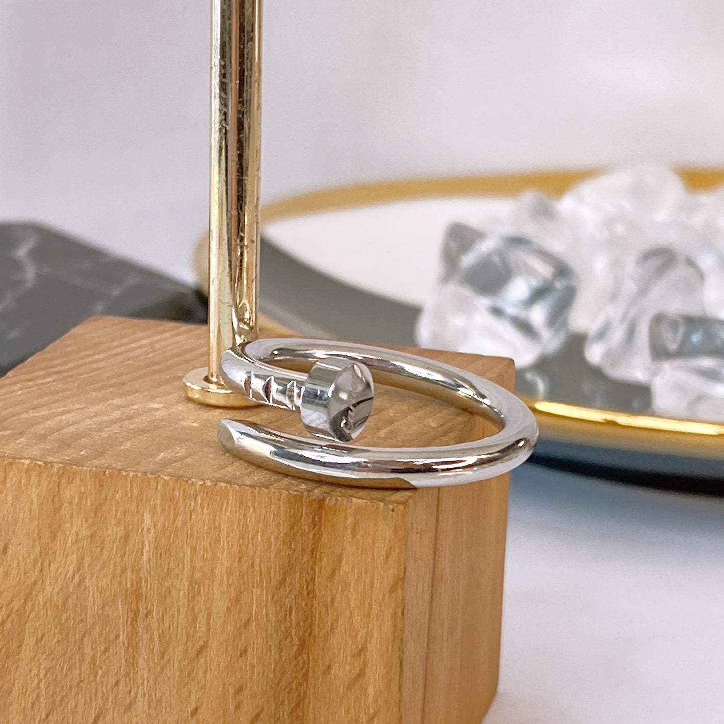 Anillo de Acero Inoxidable Talla #9 RAI1335-9
