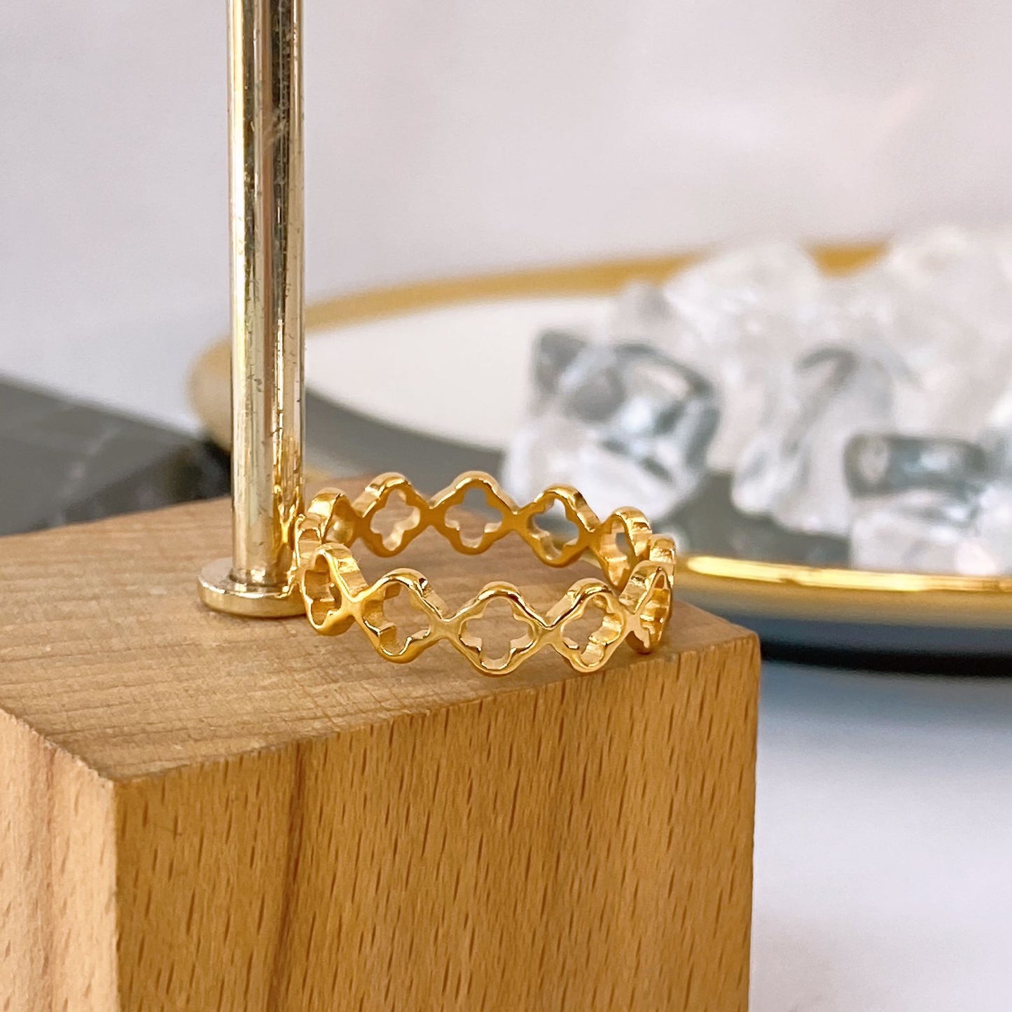 Anillo de Acero Inoxidable Talla #7 RAI1342-7
