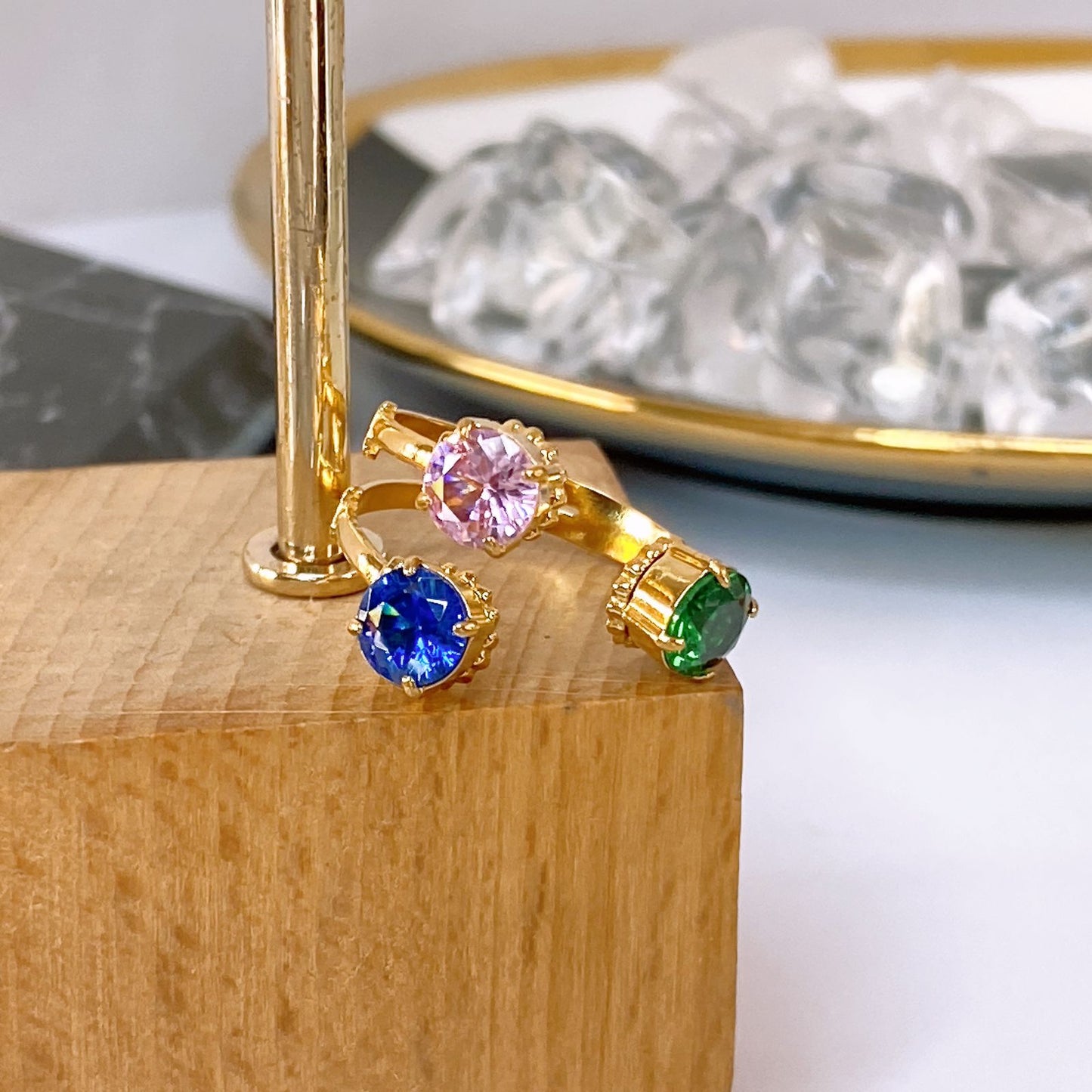 Anillo de Acero Inoxidable Ajustable RAI1355-1