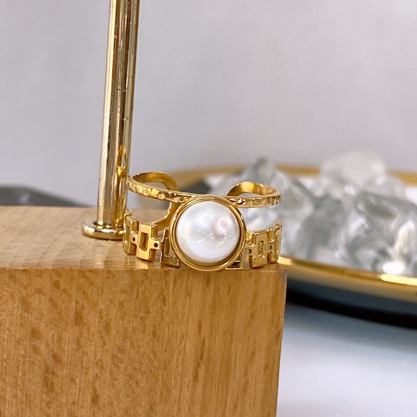 Anillo de Acero Inoxidable Ajustable RAI1353-1
