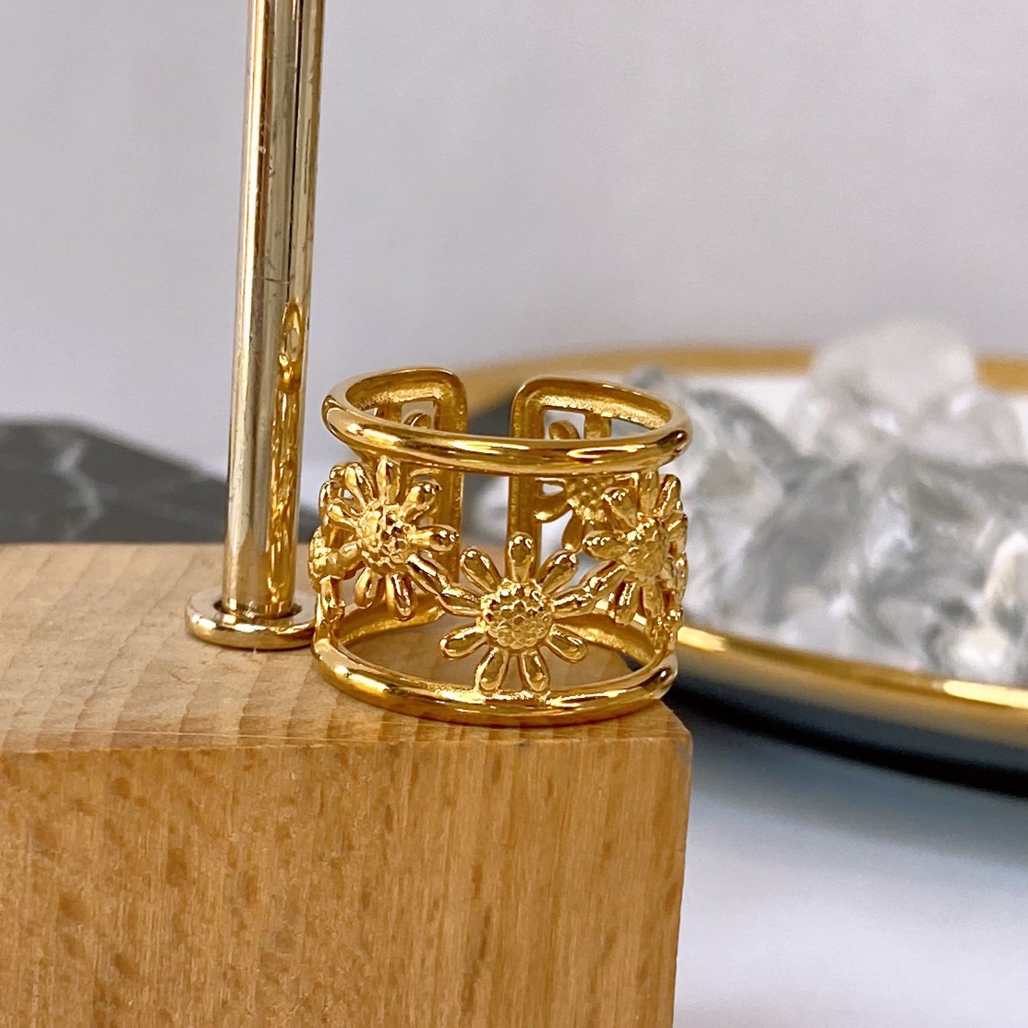 Anillo de Acero Inoxidable Ajustable RAI1354-1