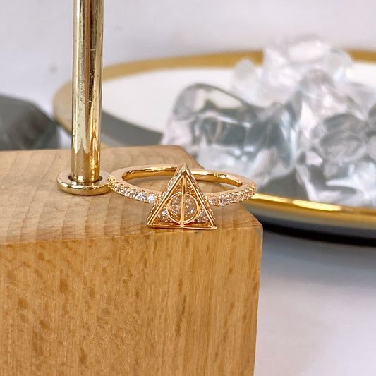 Anillo de Chapa de Oro Ajustable ACO1736-1