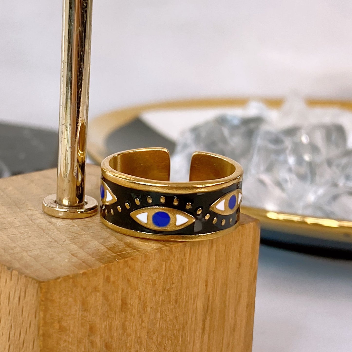 Anillo de Acero Inoxidable Ajustable RAI1365-1