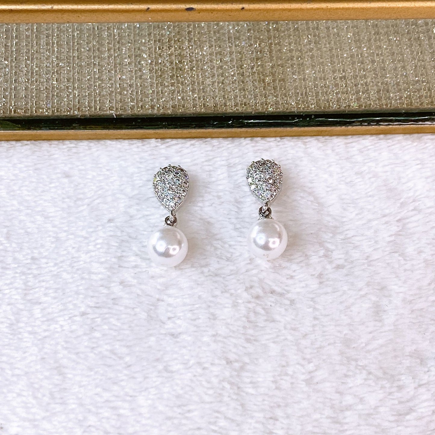 Arete de Chapa de Oro COA2874-2