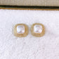 Arete de Chapa de Oro COA2870-1
