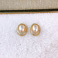 Arete de Chapa de Oro COA2871-1