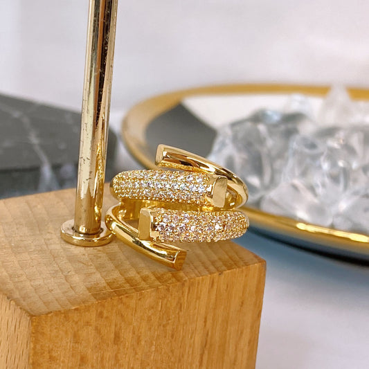 Anillo de Chapa de Oro Ajustable ACO1743-1