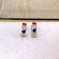 Arete de Chapa de Oro COA2875-2