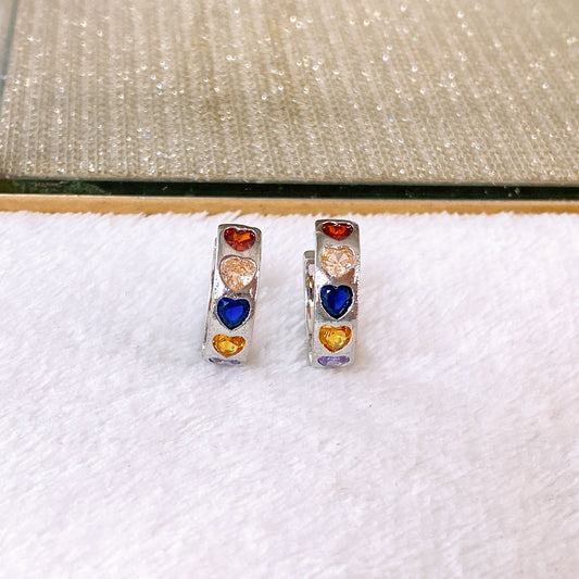Arete de Chapa de Oro COA2875-2