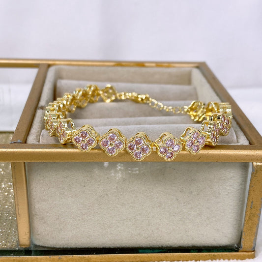 Pulsera de Chapa de Oro COP1924-4