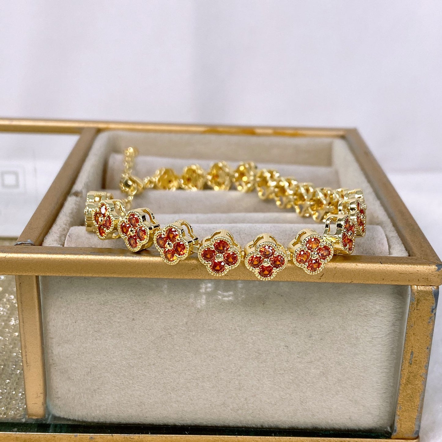 Pulsera de Chapa de Oro COP1924-6