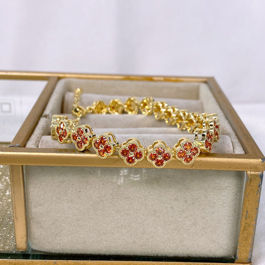 Pulsera de Chapa de Oro COP1924-6
