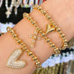 Set de Pulseras de Oro Laminado COP1926-6