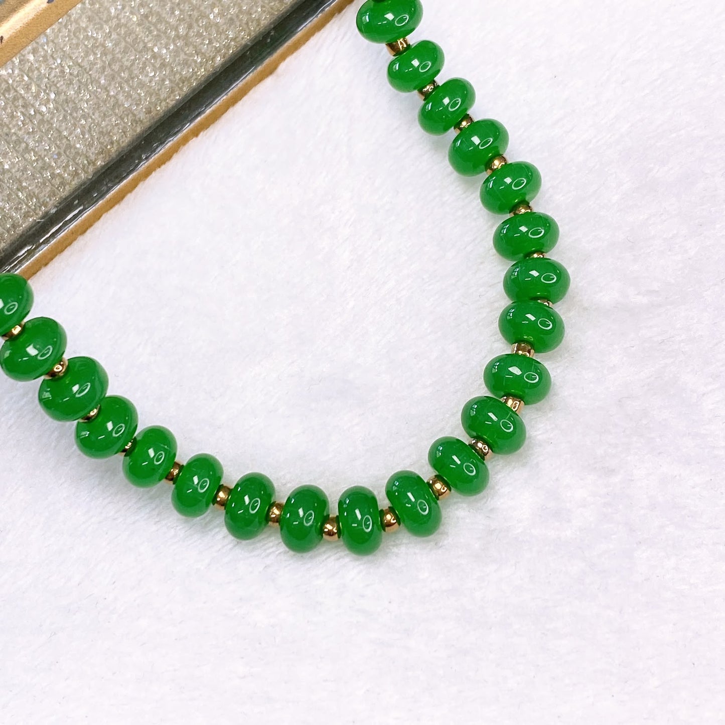 Collar de Resina y Chapa de Oro CC2573-5